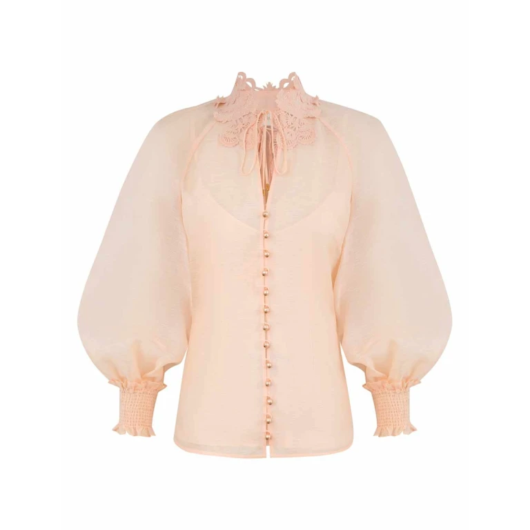 Elevate your elegance in this Zimmermann Tops   from the 2025 resort wear edit