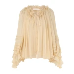 Zimmermann Rebellion Corded Blouse | Ready to Wear 2025 Collection Luxury Shoes Elevate your elegance in this Zimmermann Tops from the 2025 resort wear edit