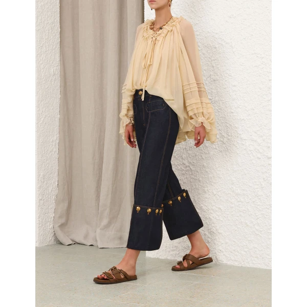 Elevate your elegance in this Zimmermann Tops   from the 2025 resort wear edit