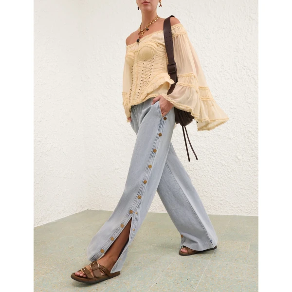 Elevate your elegance in this Zimmermann Pants   from the 2025 resort wear edit