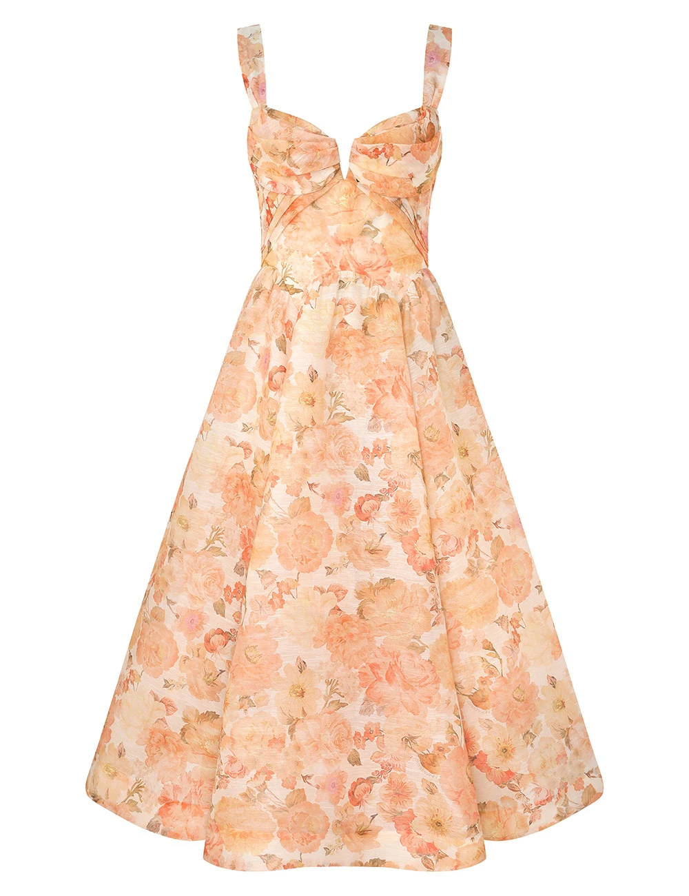 Zimmermann Rebellion Drape Midi Dress | Ready to Wear 2025 Collection Luxury Shoes Elevate your elegance in this Zimmermann Dresses from the 2025 resort wear edit