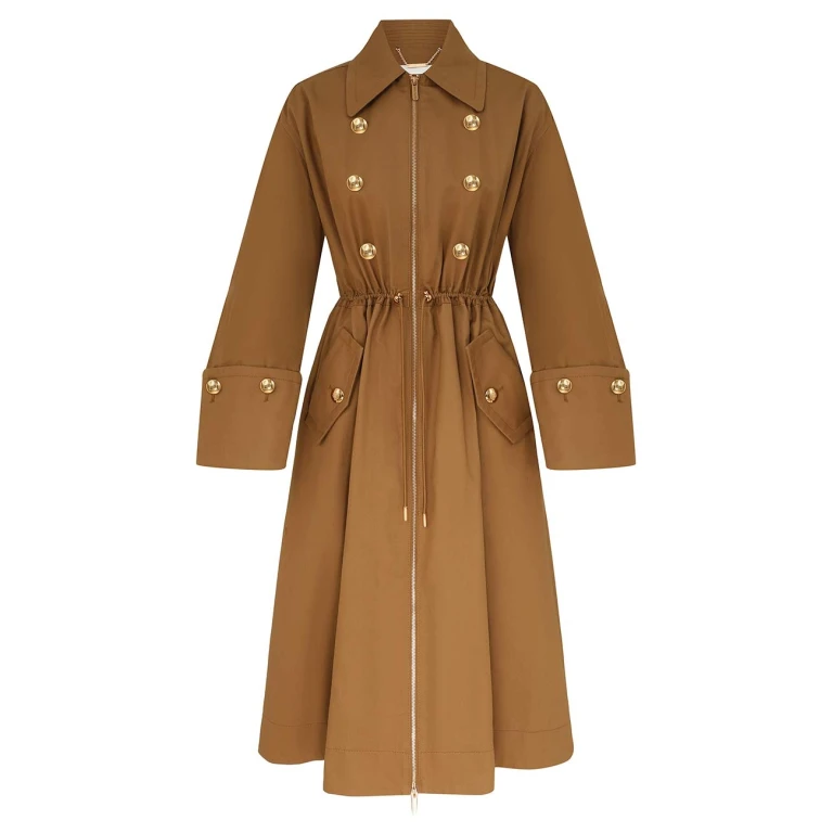 Elevate your elegance in this Zimmermann Coats   from the 2025 resort wear edit