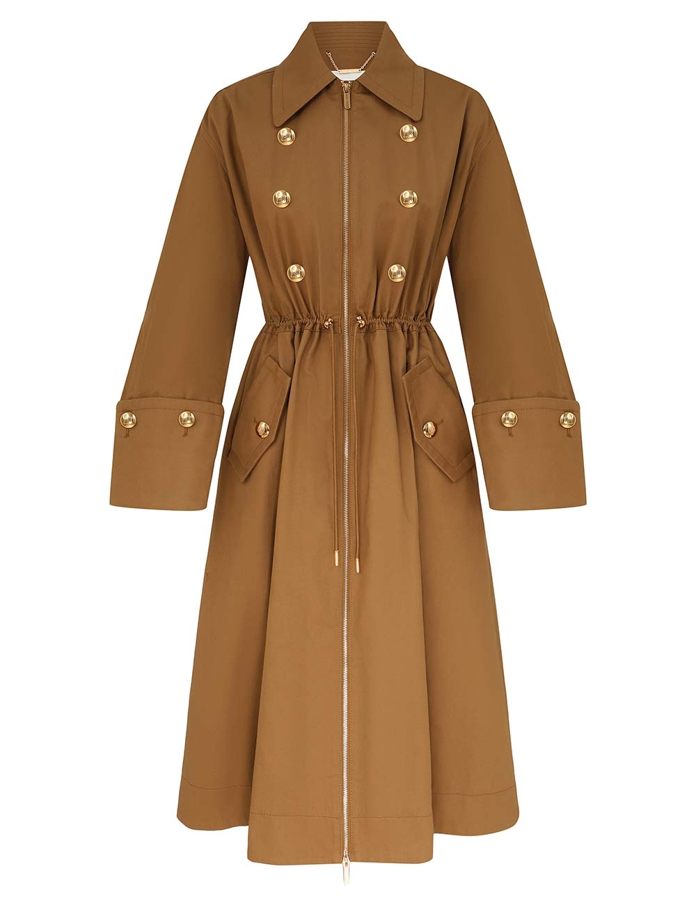 Zimmermann Rebellion Drawstring Trench Coat