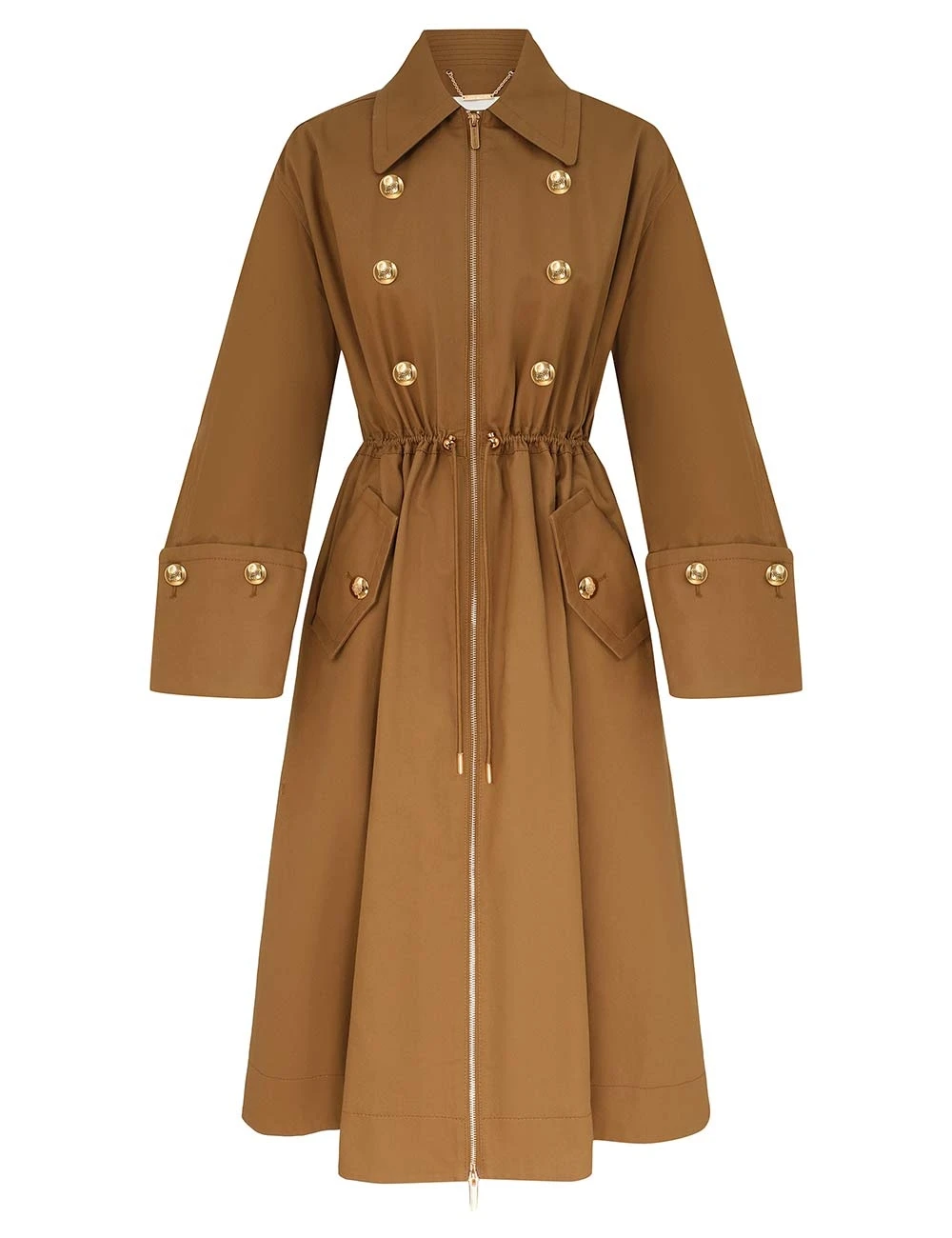 Zimmermann Rebellion Drawstring Trench | Ready to Wear 2025 Collection Luxury Shoes Elevate your elegance in this Zimmermann Coats from the 2025 resort wear edit