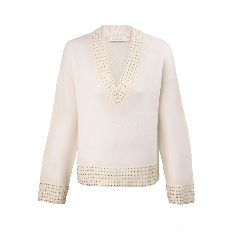Elevate your elegance in this Zimmermann Knitwear   from the 2025 resort wear edit