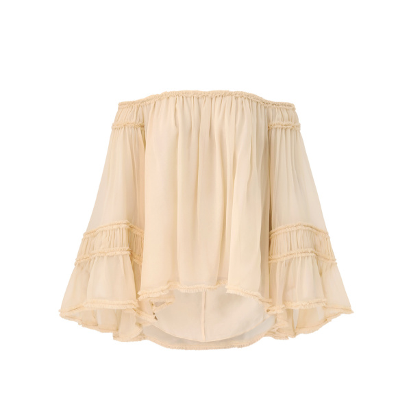 Elevate your elegance in this Zimmermann Tops   from the 2025 resort wear edit