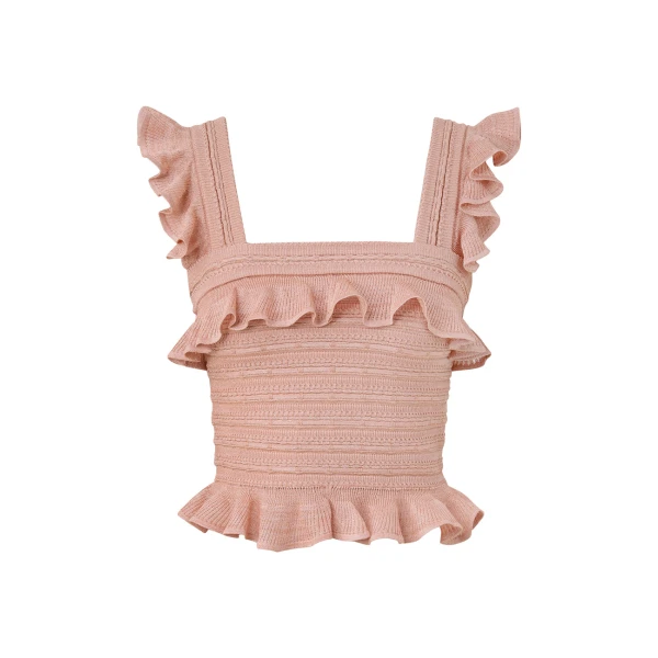 Elevate your elegance in this Zimmermann Tops   from the 2025 resort wear edit