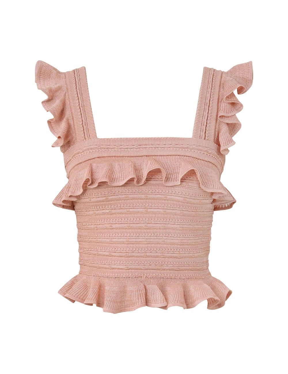 Zimmermann Rebellion Frill Cami | Ready to Wear 2025 Collection Luxury Shoes Elevate your elegance in this Zimmermann Tops from the 2025 resort wear edit