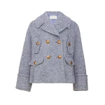 Zimmermann Rebellion Herringbone Peacoat | Ready to Wear 2025 Collection Luxury Shoes Elevate your elegance in this Zimmermann Coats from the 2025 resort wear edit