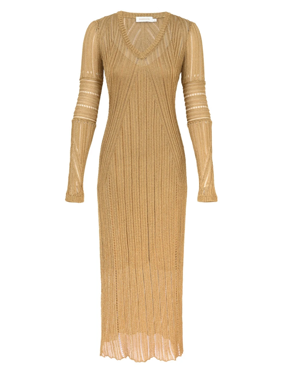 Zimmermann Rebellion Metallic Maxi Dress | Ready to Wear 2025 Collection Luxury Shoes Elevate your elegance in this Zimmermann Dresses from the 2025 resort wear edit