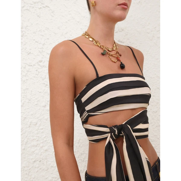 Elevate your elegance in this Zimmermann Tops   from the 2025 resort wear edit