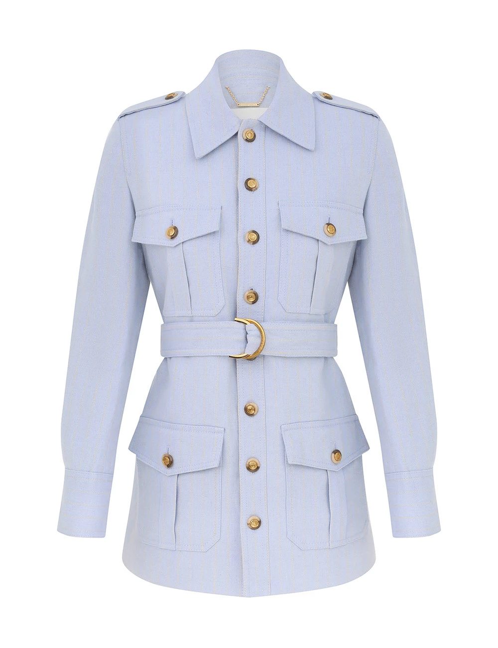 Zimmermann Rebellion Pinstripe Jacket | Ready to Wear 2025 Collection Luxury Shoes Elevate your elegance in this Zimmermann Jackets from the 2025 resort wear edit