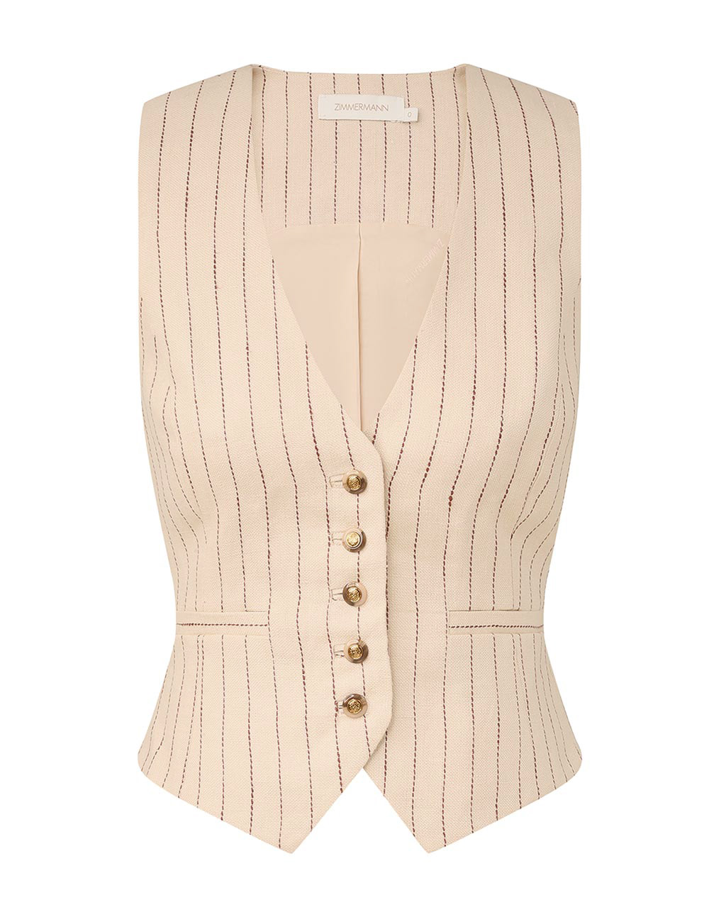 Zimmermann Rebellion Pinstripe Waistcoat