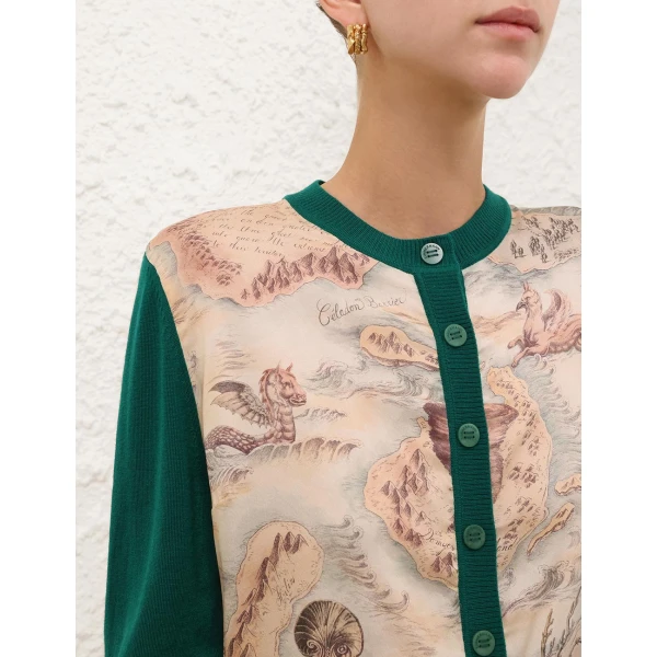 Elevate your elegance in this Zimmermann Knitwear   from the 2025 resort wear edit
