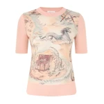 Zimmermann Rebellion Silk Front Tee | Ready to Wear 2025 Collection Luxury Shoes Elevate your elegance in this Zimmermann Tops from the 2025 resort wear edit