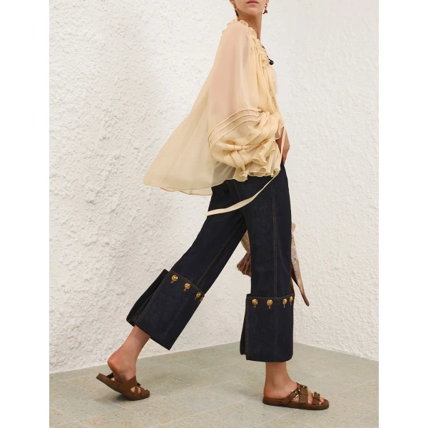 Elevate your elegance in this Zimmermann Pants   from the 2025 resort wear edit