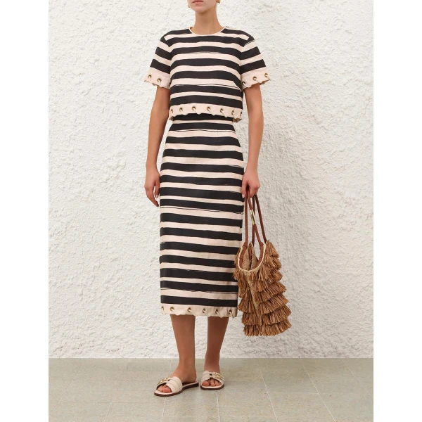 Elevate your elegance in this Zimmermann Tops   from the 2025 resort wear edit