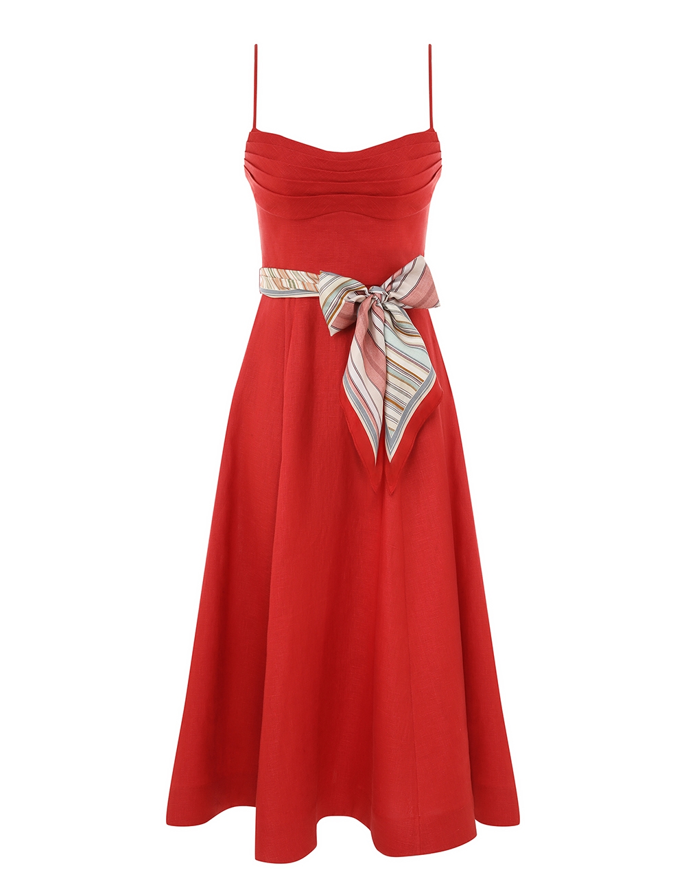 Zimmermann Rebellion Tuck Midi Dress