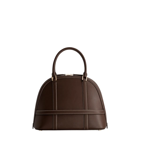 Mlouye Mini Flex Bag - Patent Bordeaux Bag a Architectural Leather Handbag in Red at  Luxury Handbags Luxury