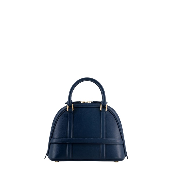 Mlouye 12 Mini - Navy Bag a Architectural Leather Handbag in Blue at  Luxury Handbags Luxury