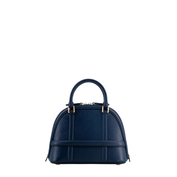 Mlouye 12 Mini - Navy Bag a Architectural Leather Handbag in Blue at  Luxury Handbags Luxury