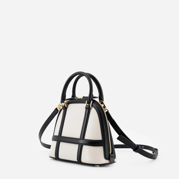 Mlouye 12 Mini - Off White Bag a Architectural Leather Handbag in Ivory at  Luxury Handbags Luxury