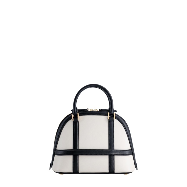 Mlouye 12 Mini - Off White Bag a Architectural Leather Handbag in Ivory at  Luxury Handbags Luxury