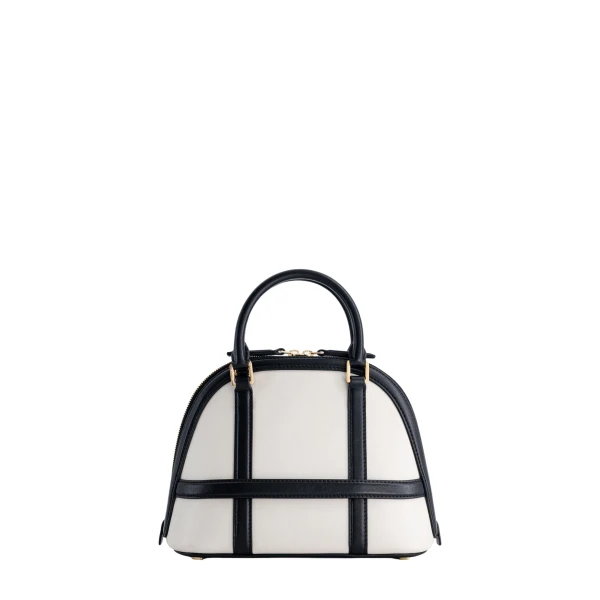 Mlouye 12 Mini - Off White Bag a Architectural Leather Handbag in Ivory at  Luxury Handbags Luxury