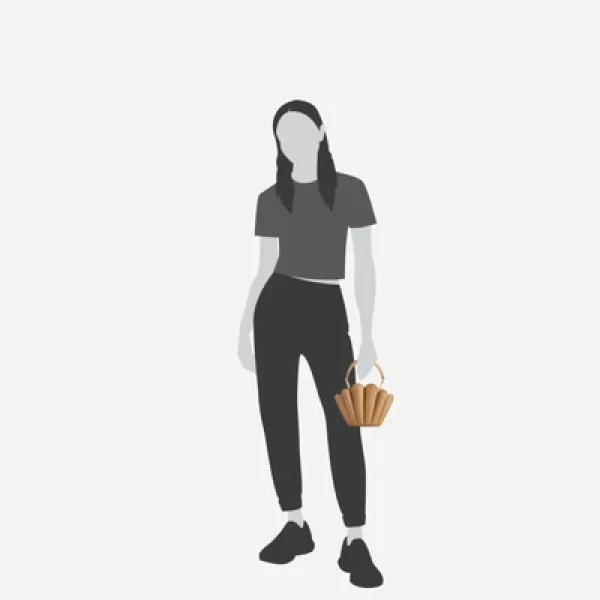 Mlouye Micro Seashell - Latte Bag a Architectural Leather Handbag in Brown at  Luxury Handbags Luxury