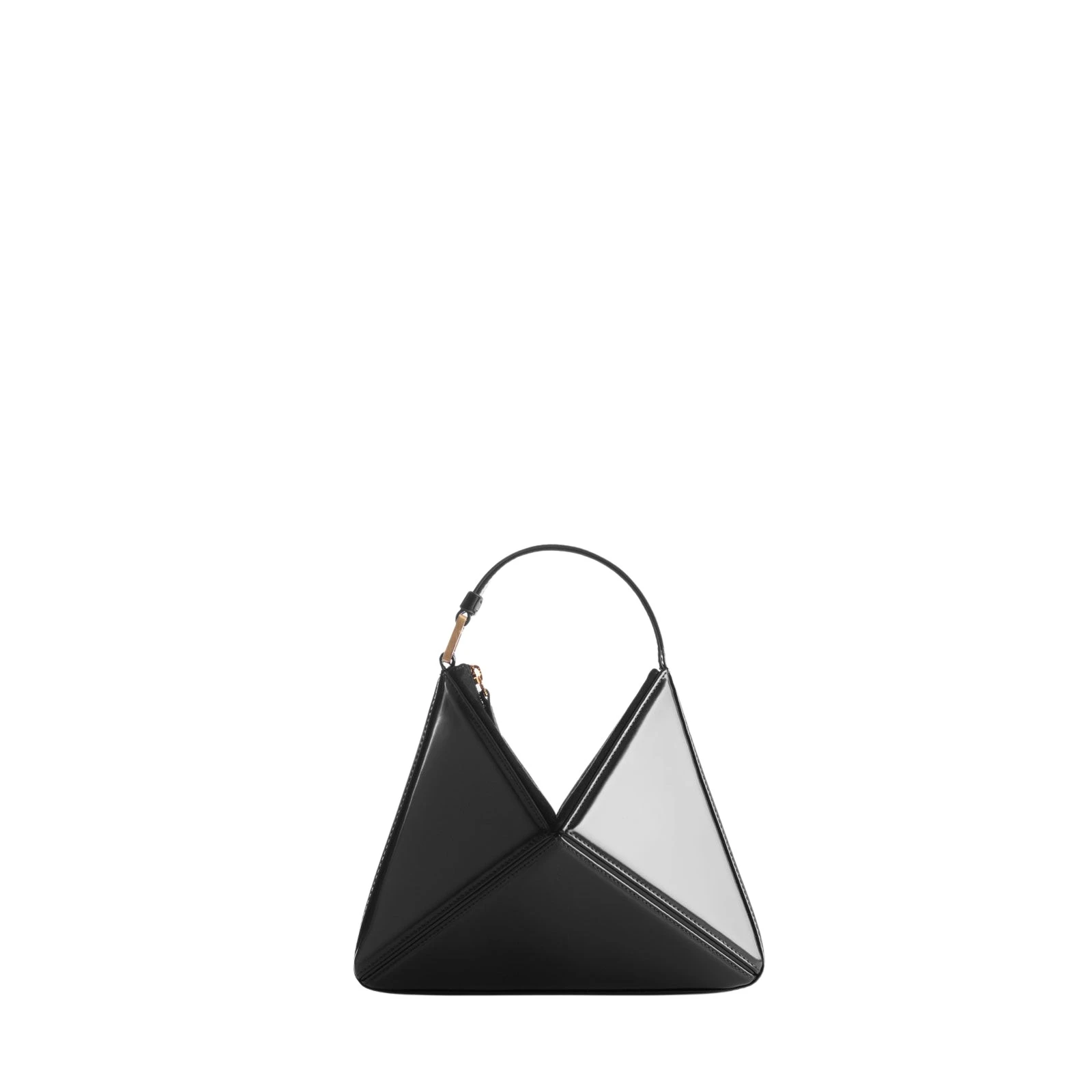 mlouye-Mini-Flex-Bag-Carbon-Bags31488_nobg Mlouye Mini Flex Bag - Carbon Bag a Architectural Leather Handbag in Black at Luxury Handbags Luxury