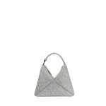Mlouye Mini Flex Bag - Crystal Bag a Architectural Leather Handbag in Silver at  Luxury Handbags Luxury