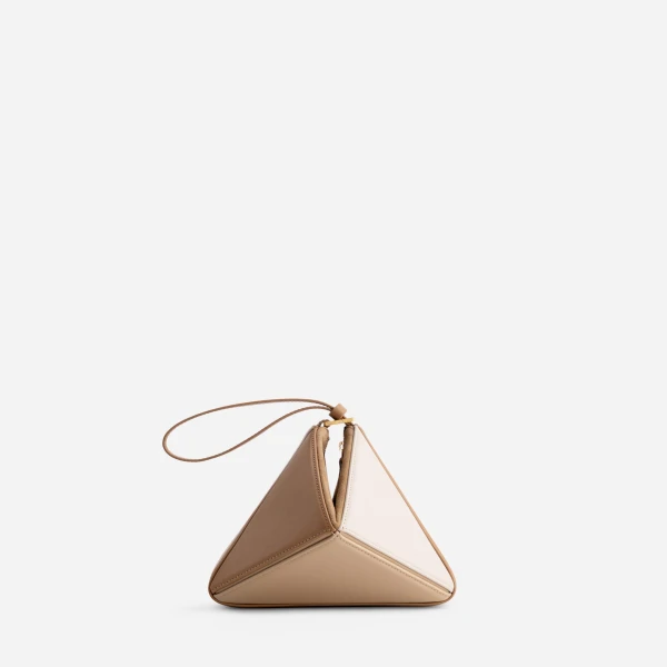 Mlouye Mini Flex Bag - Milky Bag a Architectural Leather Handbag in Brown at  Luxury Handbags Luxury