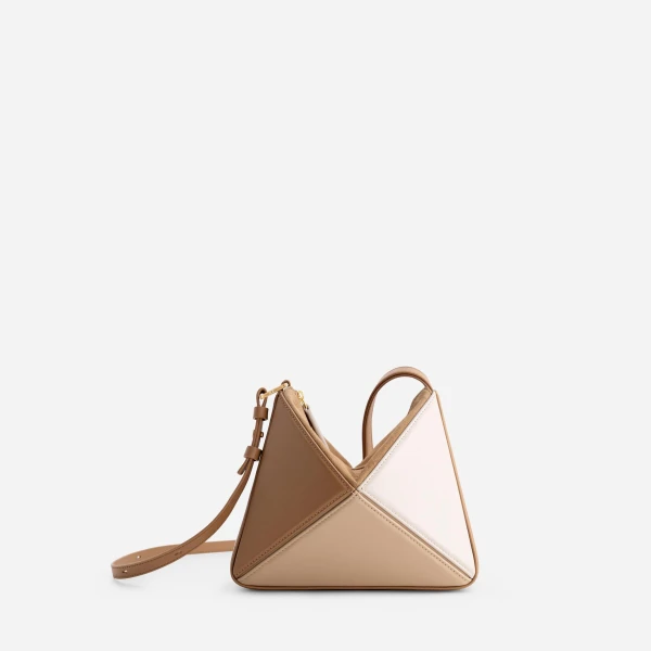 Mlouye Mini Flex Bag - Milky Bag a Architectural Leather Handbag in Brown at  Luxury Handbags Luxury