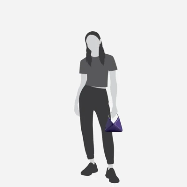 Mlouye Mini Flex Bag - Patent Purple Bag a Architectural Leather Handbag in Purple at  Luxury Handbags Luxury