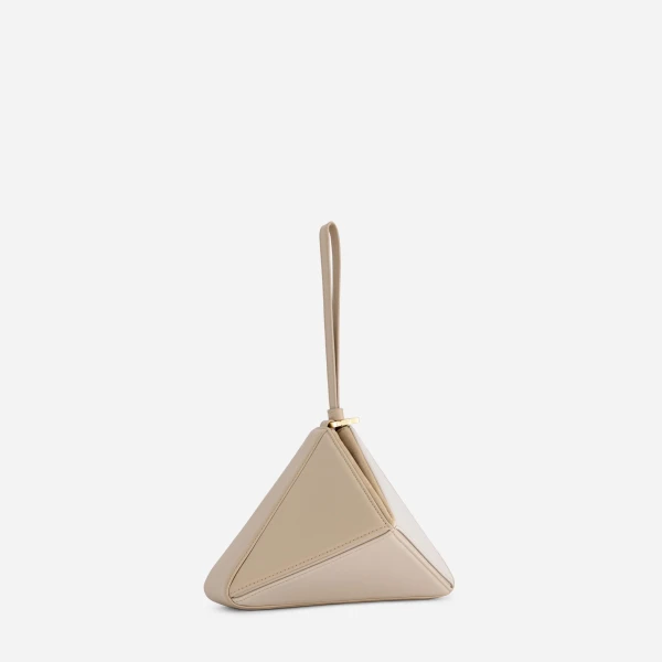 Mlouye Mini Flex Bag - Vanilla Bag a Architectural Leather Handbag in Beige at  Luxury Handbags Luxury