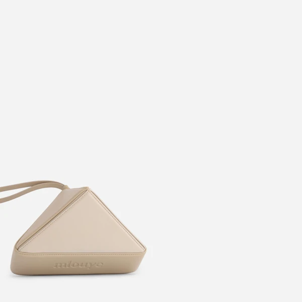 Mlouye Mini Flex Bag - Vanilla Bag a Architectural Leather Handbag in Beige at  Luxury Handbags Luxury
