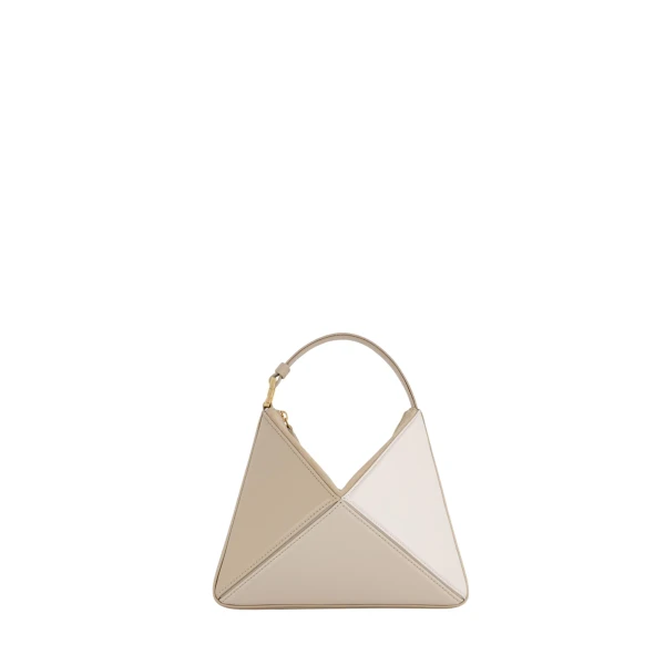 Mlouye Mini Flex Bag - Vanilla Bag a Architectural Leather Handbag in Beige at  Luxury Handbags Luxury