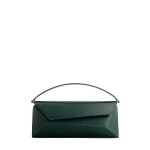 Mlouye Naomi Baguette - Duck Green Bag a Architectural Leather Handbag in Green at  Luxury Handbags Luxury