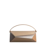 Mlouye Naomi Baguette - Milky Bag a Architectural Leather Handbag in Brown at  Luxury Handbags Luxury