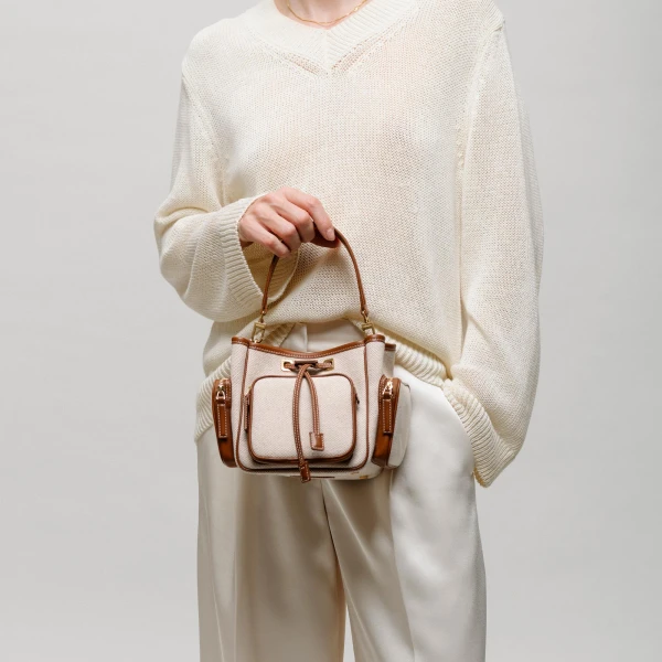 Mlouye Quad - Suede Khaki Bag a Architectural Leather Handbag in Green at  Luxury Handbags Luxury