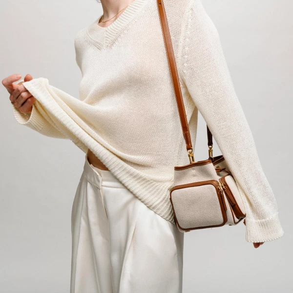 Mlouye Quad - Suede Khaki Bag a Architectural Leather Handbag in Green at  Luxury Handbags Luxury