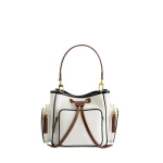 Mlouye Quad - Crinkled White Bag a Architectural Leather Handbag in White at  Luxury Handbags Luxury