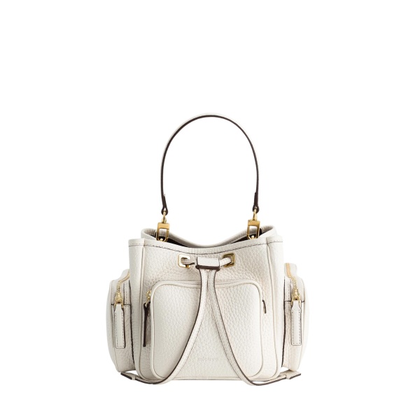 Mlouye Quad - Grained Cream Bag a Architectural Leather Handbag in Ivory at  Luxury Handbags Luxury