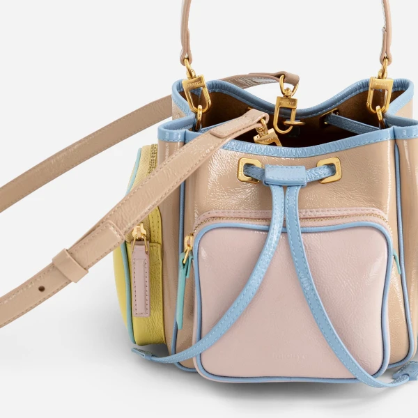 Mlouye Quad - Mermaid Multicolor Bag a Architectural Leather Handbag in Multicolour at  Luxury Handbags Luxury