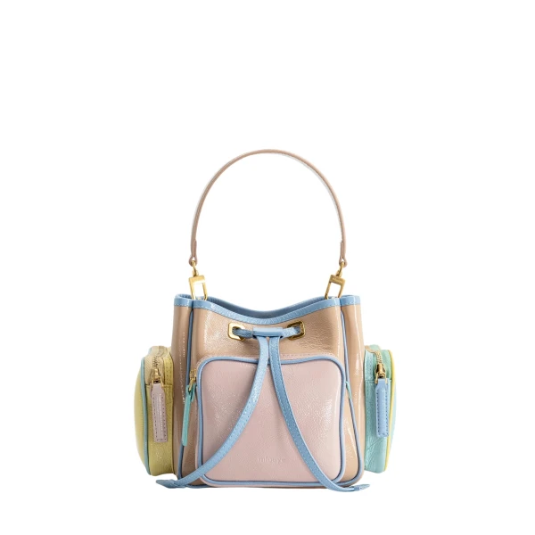 Mlouye Quad - Mermaid Multicolor Bag a Architectural Leather Handbag in Multicolour at  Luxury Handbags Luxury