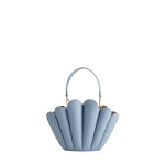 Mlouye Seashell Crossbody - Arctic Bag a Architectural Leather Handbag in Blue at  Luxury Handbags Luxury