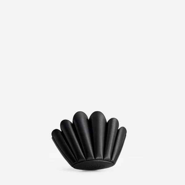 Mlouye Seashell Crossbody - Black Bag a Architectural Leather Handbag in Black at  Luxury Handbags Luxury