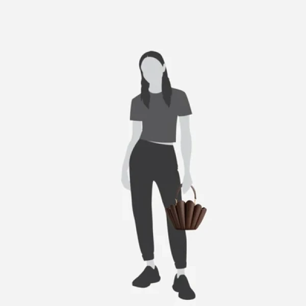 Mlouye Seashell Crossbody - Espresso Bag a Architectural Leather Handbag in Brown at  Luxury Handbags Luxury