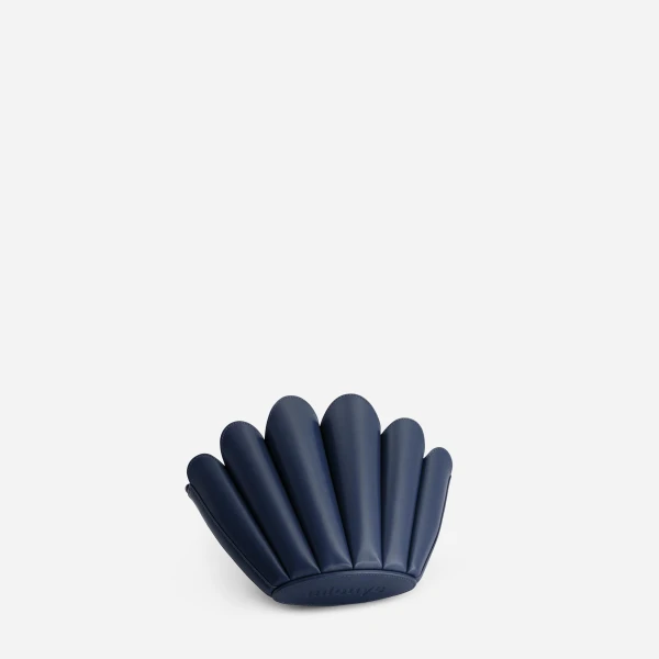 Mlouye Seashell Crossbody - Navy Bag a Architectural Leather Handbag in Blue at  Luxury Handbags Luxury