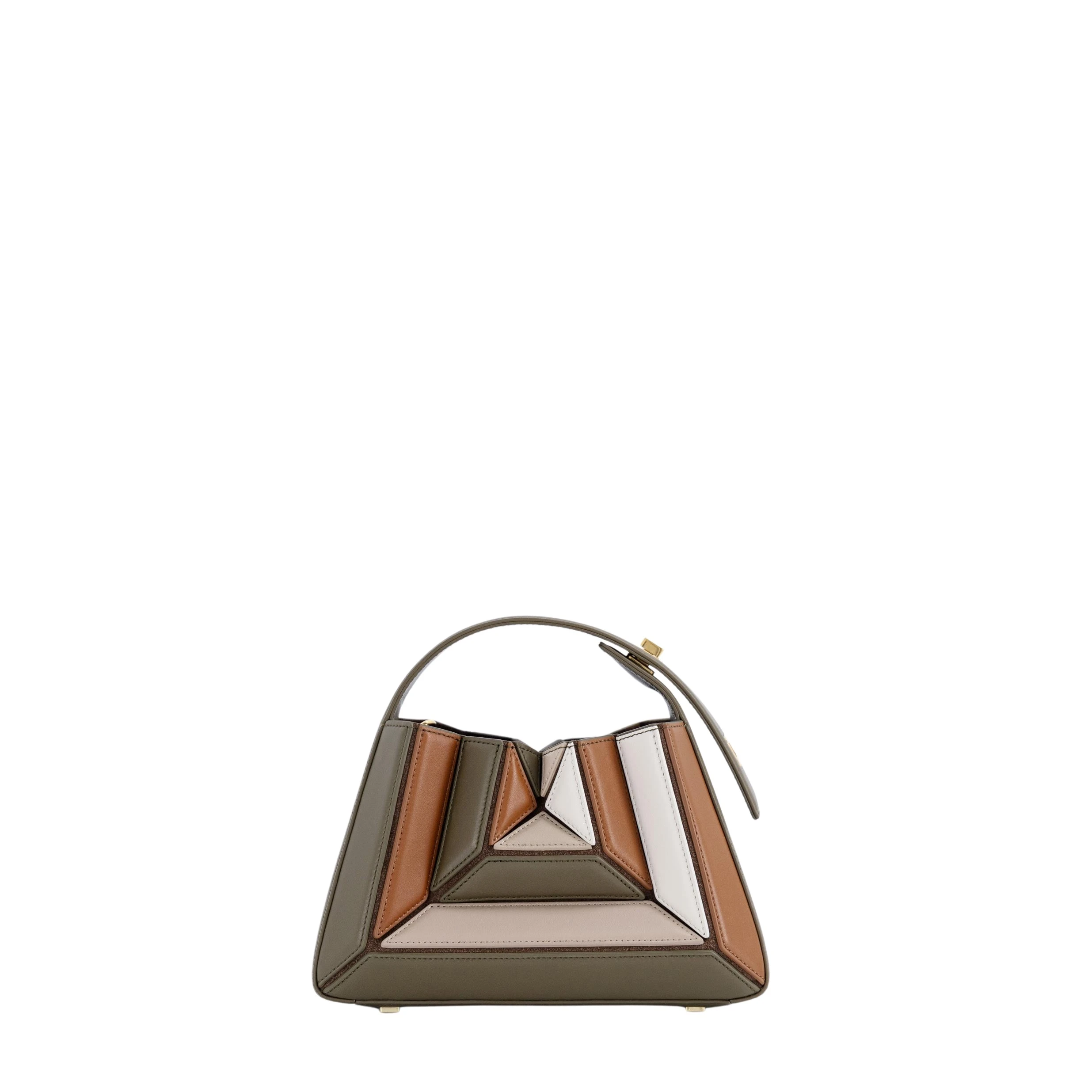 mlouye-Sera-Mia-Camo-Bags27313_nobg Mlouye Sera Mia - Camo Bag a Architectural Leather Handbag in Brown at Luxury Handbags Luxury